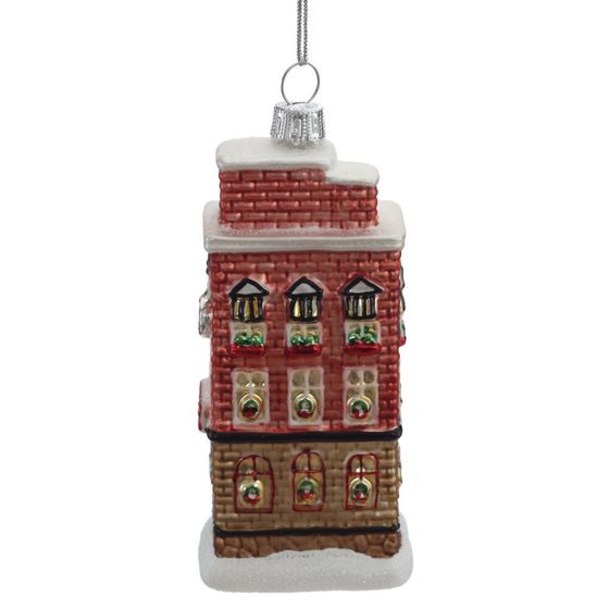 Украшение новогоднее "Дом", L5,5 W4,5 H12,5 см