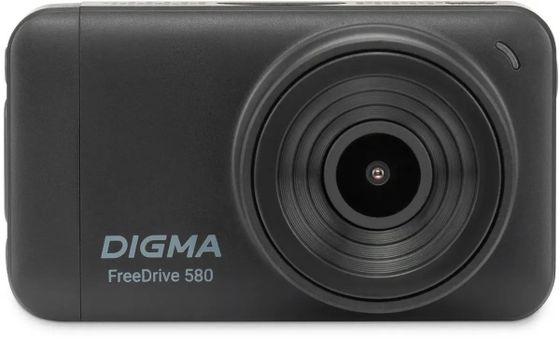 Видеорегистратор Digma FreeDrive 580 черный 140° 1296x2304 (FD580)