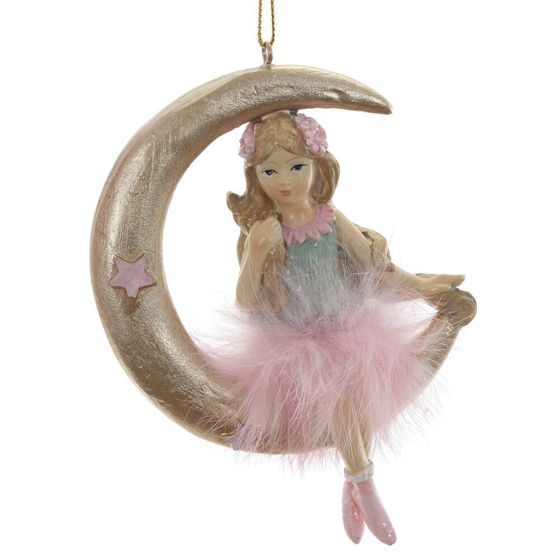 Фигурка декоративная подвесная &quot;Фея&quot;, L8 W2 H11,5 см, 3в.