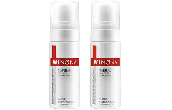 Winona Soothing Oil Control Cleanser Foam 2 Pack Skincare Sets Cleaning Hydration 50ml*2/150ml*2