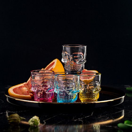 Набор стопок SKULL COLORS 6шт 50мл