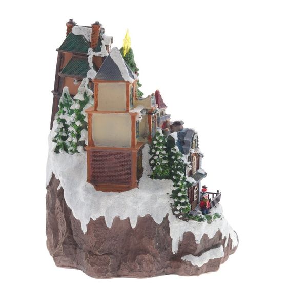 Фигурка декоративная &quot;Рождество&quot; (4 мелодии, подсвет, движ, 3xAA н/п, +USB), L27,5 W26 H29 см