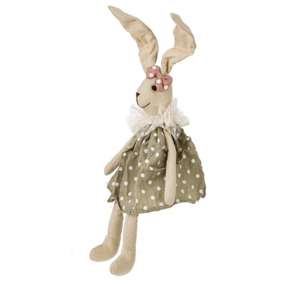 Игрушка набивная &quot;Зайка&quot;, L11 W6 H30/18 см