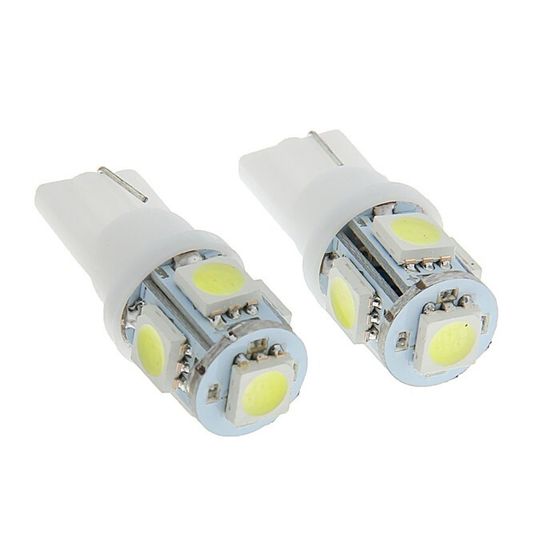 Светодиодная лампа для автомобиля Cartage, T10 W5W, 12 В, 5 SMD-5050, набор 2 шт