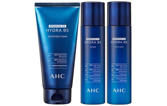 AHC B5 Water Lotion Cleanser Skincare Sets Moisturizing And Hydrating Cleansing Three-Piece Set