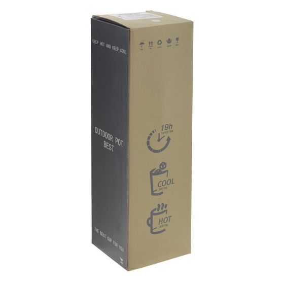 Термос, 850 мл, L7,5 W7,5 H27 см, дизайн микс