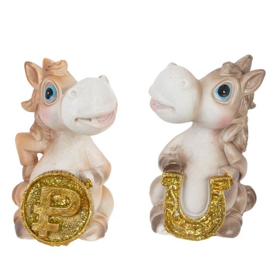 Фигурка декоративная &quot;Лошадка&quot;, L4 W4,5 H6 см, 2в.