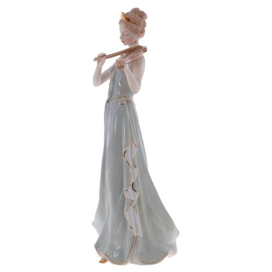 Фигурка декоративная &quot;Девушка со скрипкой&quot;, Д18,5 Ш11,5 В34 см