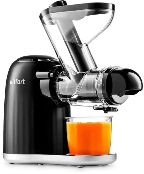 Соковыжималка шнековая Kitfort КТ-1133 200Вт черный