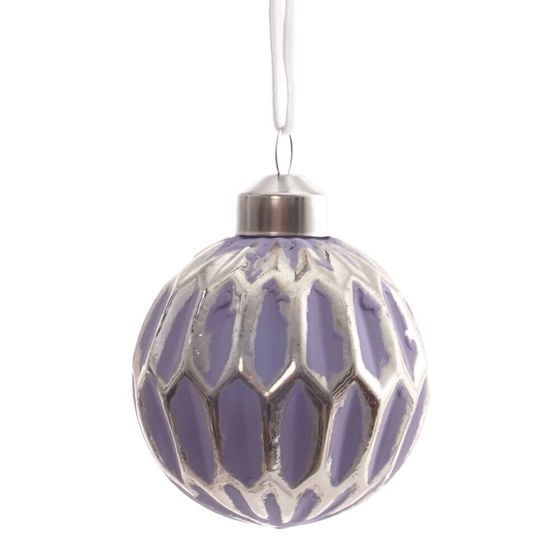 Украшение новогоднее &quot;Шар&quot;, L6 W6 H8 см, 4в.