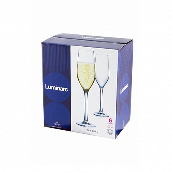 Набор фужеров (бокалов) для шампанского СЕЛЕСТ 160мл 6шт