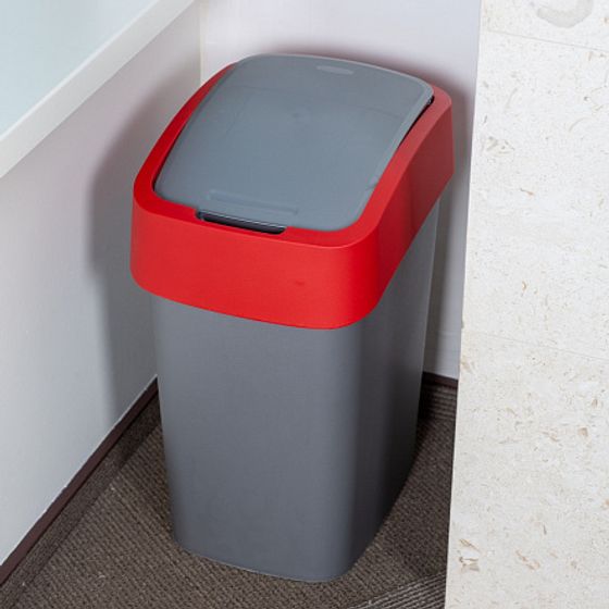 Контейнер для мусора FLIP BIN 25л красный