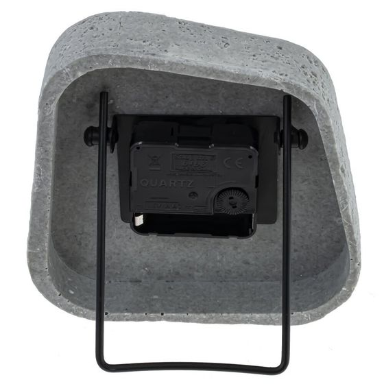 Часы настольные декоративные, Д14,5 Ш4 В15,5 см, (1xАА не прилаг.)