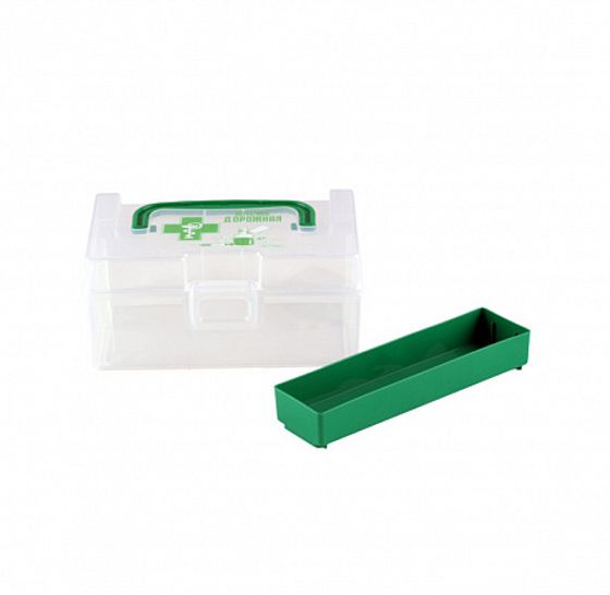 Контейнер АПТЕЧКА ДОРОЖНАЯ 0.8л с вкладышем 170х108х78