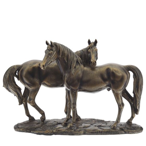 Фигурка декоративная &quot;Лошади&quot;, L31,5 W12,5 H20 см