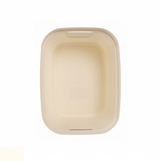 Корзина NICKEL кремовая 18л 28.5х38х22.2см с крышкой