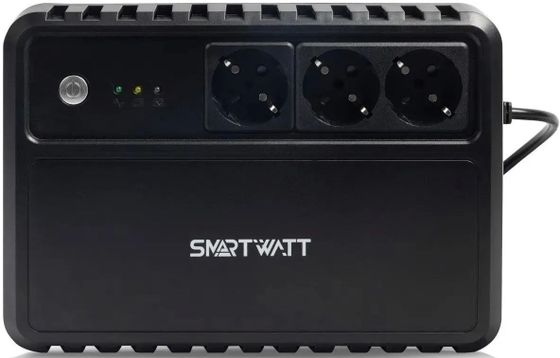 ИБП Smartwatt Safe 1000 600Вт 1000ВAчерный (3703020260002)