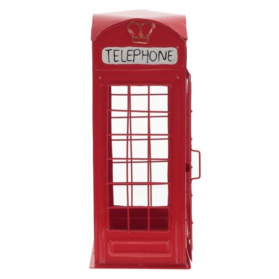 Подставка для бутылки &quot;Телефонная будка&quot;, Д13,5 Ш13,5 В33,5 см