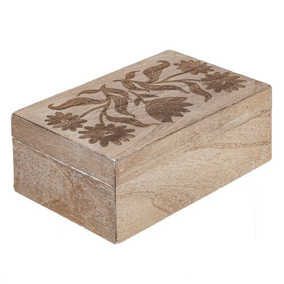 Набор из 2-х шкатулок, L20 W13 H8,5 см