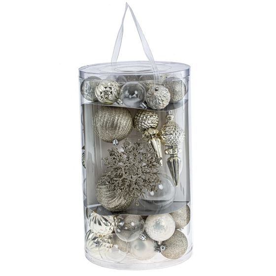 Набор из 56шт Украшение новогоднее &quot;Шар&quot;, L21 W21 H37 см