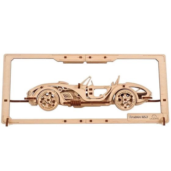 UGEARS Roadster Mk3 2.5D Puzzle Wooden Mechanical Model