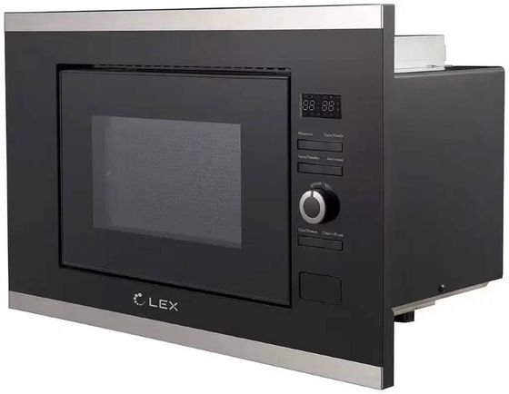 Микроволновая печь LEX BIMO 20.03 INOX 20л 700Вт черный/нержавеющия сталь (встраиваемая)