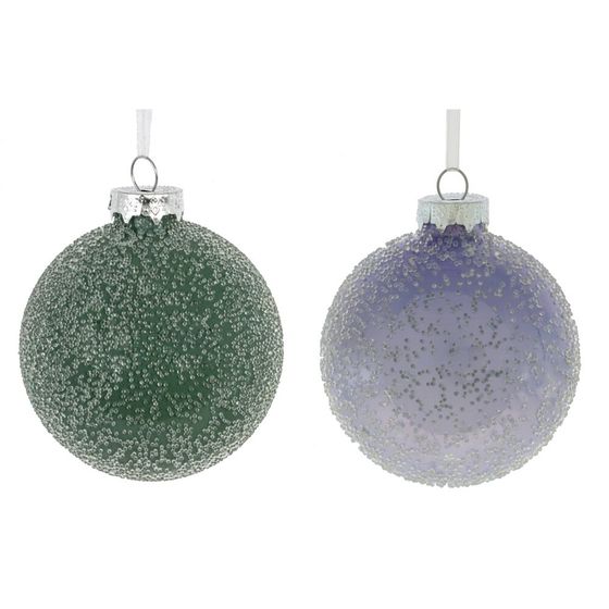 Украшение новогоднее "Шар", D 8 см, L8 W8 H8 см, 2в.