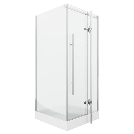 Душевое ограждение GROSSMAN Style GR-6090, 90х90х190 см, дверь распашная, стекло прозрачное   711190