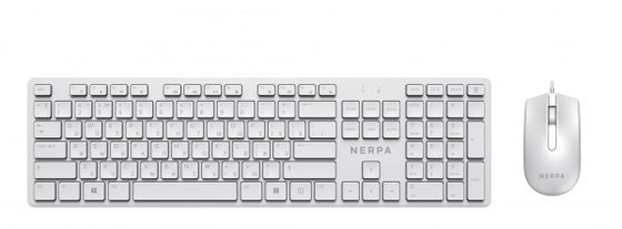 Клавиатура+мышь Nerpa NRP-MK150-W-WHT проводной белый