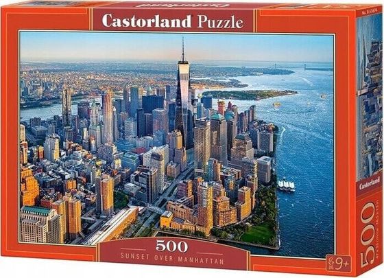 Castorland Puzzle 500 Zachód nad Manhattanem CASTOR