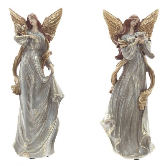 Фигурка декоративная &quot;Ангел&quot;, L8,5 W6,5 H22,5 см, 2в.