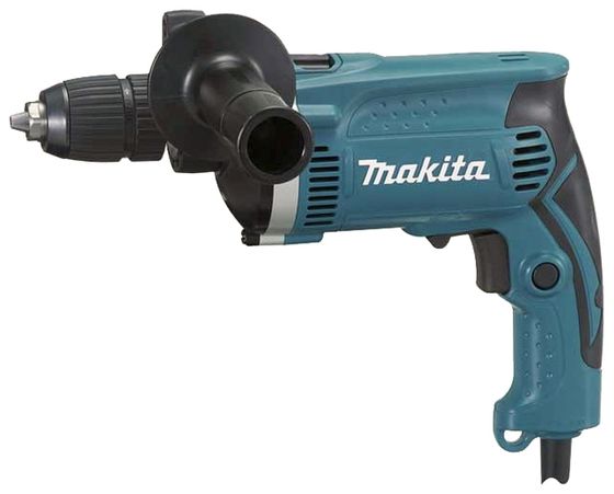 Дрель ударная Makita HP1631 710Вт быстрозажимной реверс (рукоятка)
