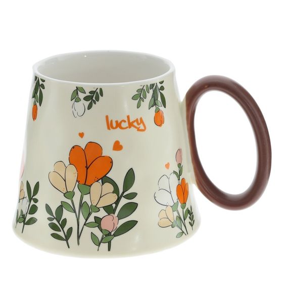 Кружка, 350 мл, L14 W11 H9,5 см, 4в.