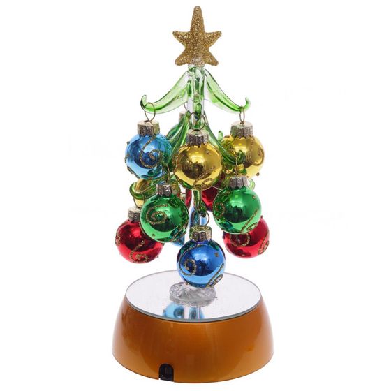 Изделие декоративное с подсветкой "Ёлочка" (3хАА н/п), L9 W9 H18 см