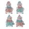 Фигурка декоративная &quot;Снеговик&quot;, L5,5 W5,5 H8,5 см, 4в.