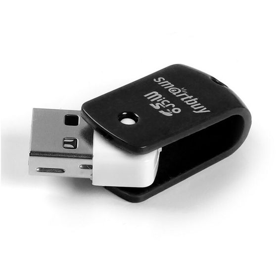 Картридер Smartbuy 706, MicroSD, черный