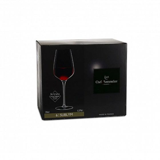 Набор бокалов для вина СЮБЛИМ 6шт 350мл