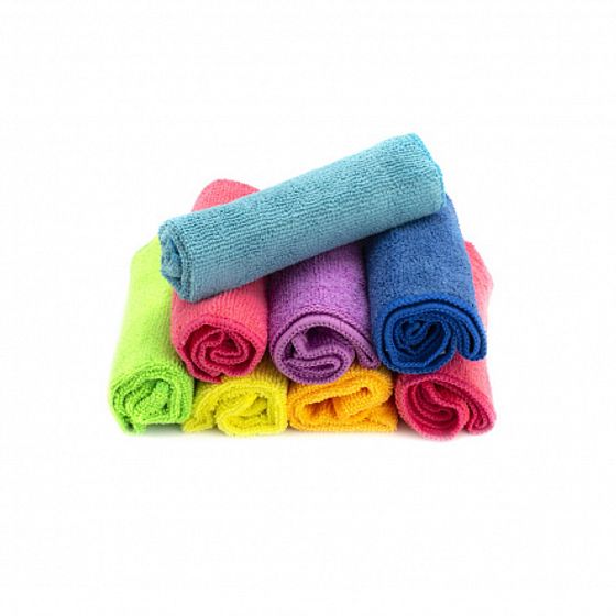 Салфетка Колорс из микрофибры 8шт