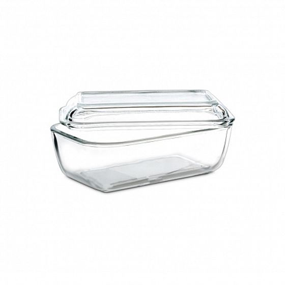 Масленка 17см с крышкой прозрачная