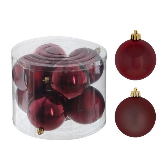 Набор из 8шт Украшение новогоднее &quot;Шар&quot;, D 10 см, L24 W24 H19 см