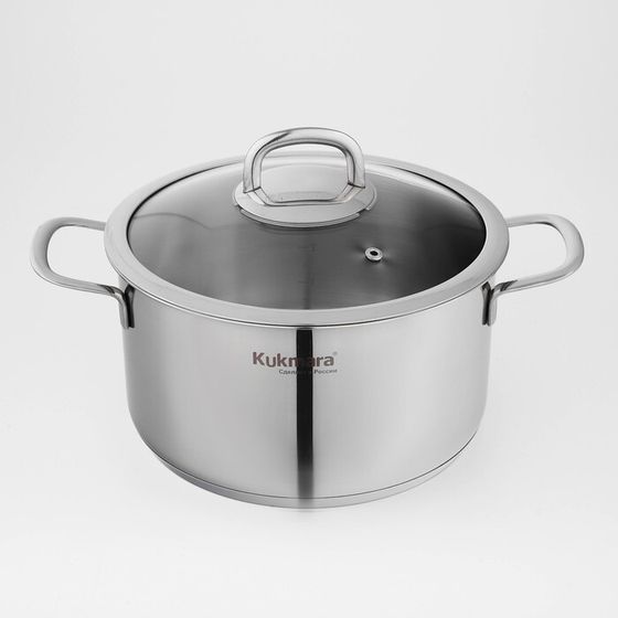 Кастрюля KUKMARA SAFIA, 4 л, d=22 cм, капсульное дно, индукция, нержавеющая сталь