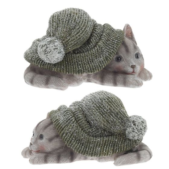 Фигурка декоративная &quot;Котенок&quot;, L13,5 W8 H7,5 см, 2в.