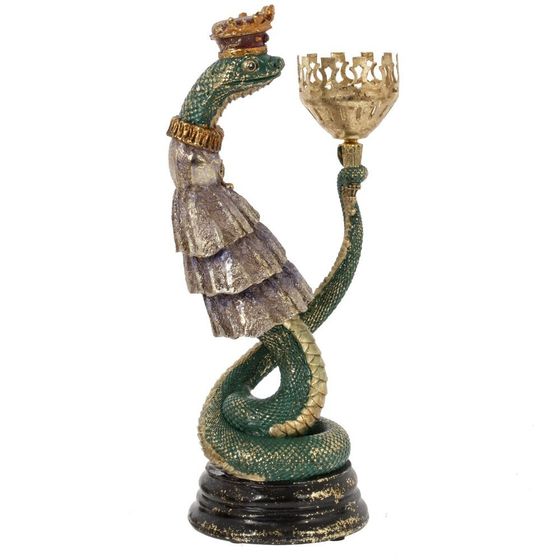 Подсвечник &quot;Змея&quot;, D свечи 5 см, L12 W13 H30 см