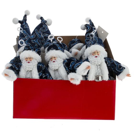 Дед Мороз, L10 W4 H17 см, 2в.