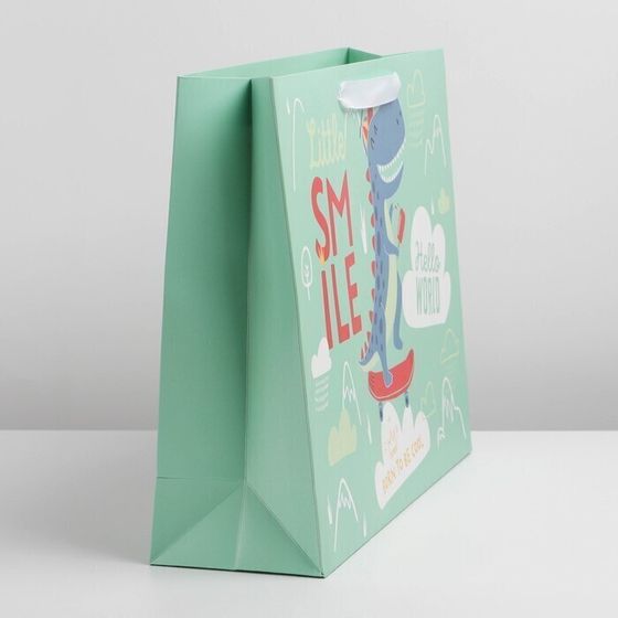 !09 Пакет ламинированный горизонтальный Smile, L 40 × 31 × 11,5 см.