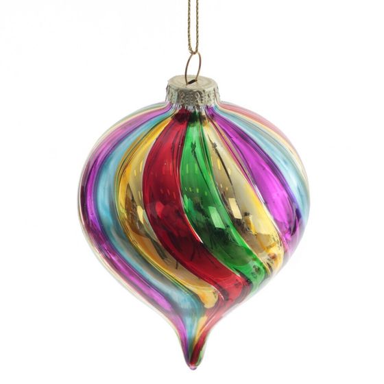 Украшение новогоднее "Капля", L7 W7 H11 см