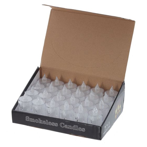 Изделие декоративное &quot;Свеча&quot; (подсветка, 3xLR54) (блок 24шт), L3,5 W3,5 H8 см