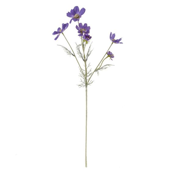 Цветок искусственный "Космея", L18 W16 H60 см