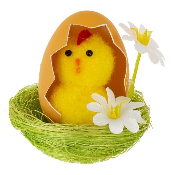 Набор из 9-ти изделий декоративных &quot;Гнездо пасхальное&quot;, L18 W14 H5,5 см