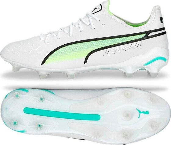 Кроссовки Puma Puma KING Ultimate FG/AG 107097 03 белые 44 1/2